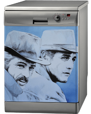 Lámina Magnética para lavavajillas de la película Dos hombres y un destino
