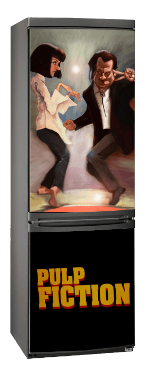Lámina Magnética para frigorífico de la película Pulp FIction escena del baile