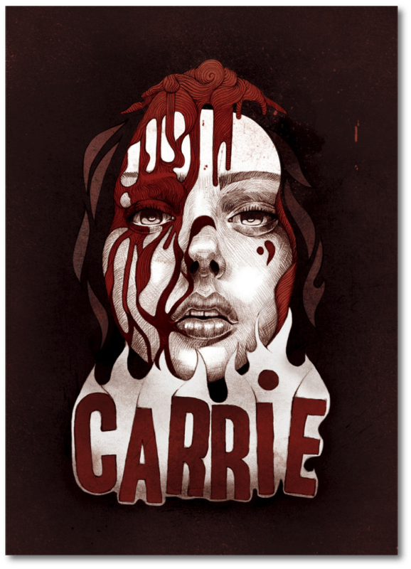 Póster alternativo de la película Carrie